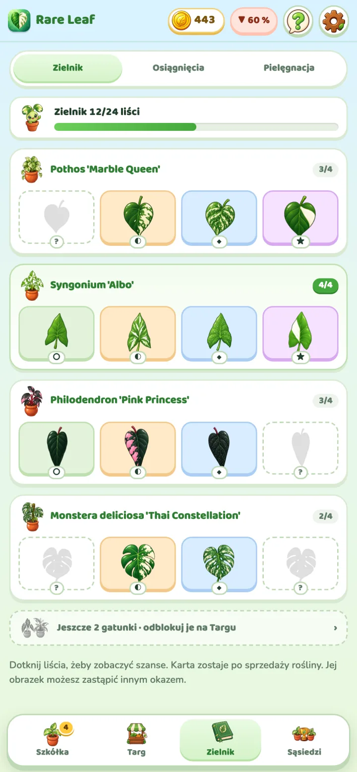 Rare Leaf Tycoon: Zielnik